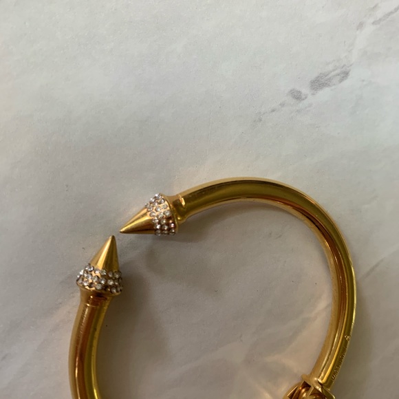 Vita Fede mini titan crystal bracelet in gold - Picture 4 of 6